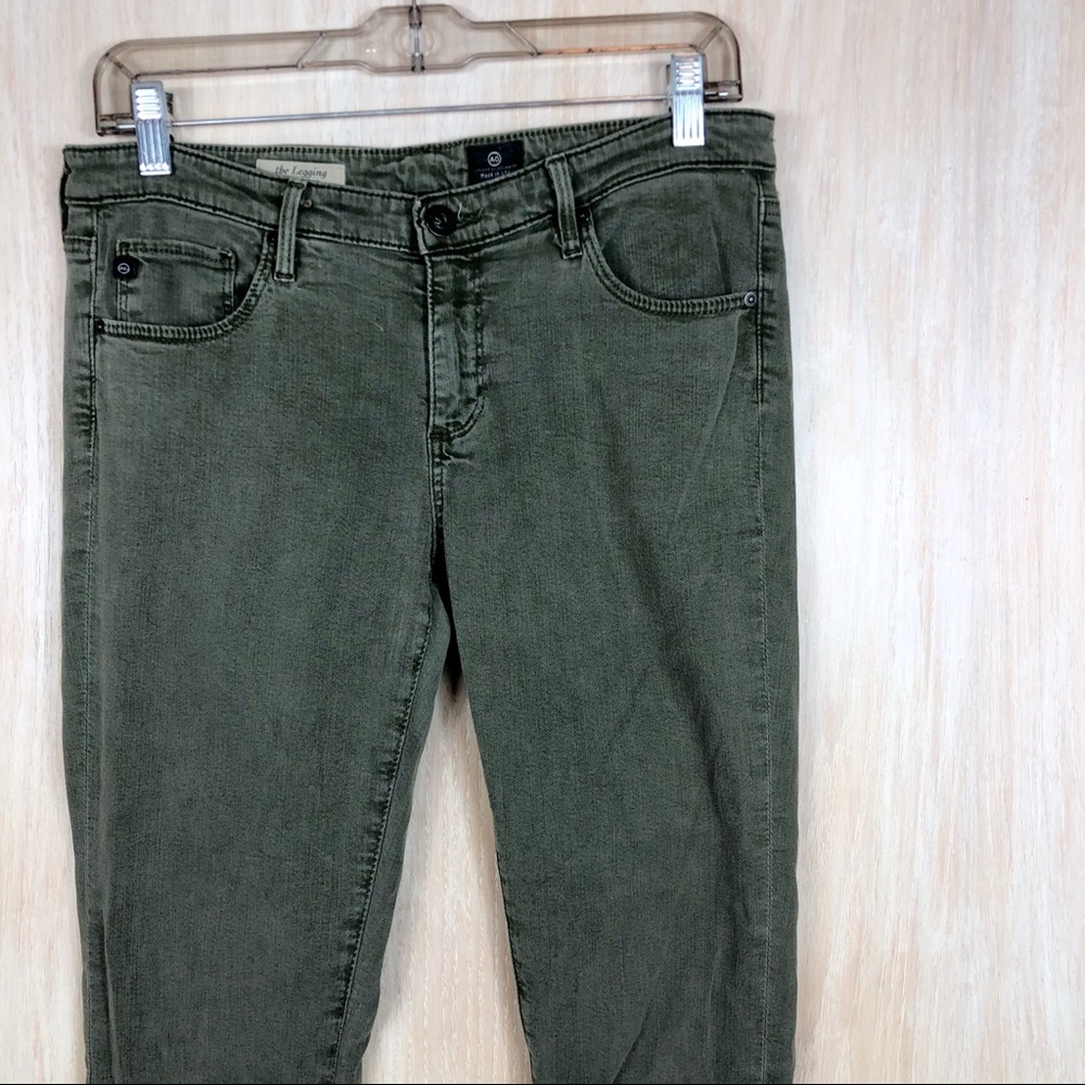(SOLD) AG Olive The Legging Super Skinny Ankle J - Picture 5 of 12